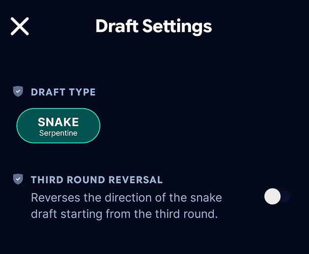 Third Round Reversal