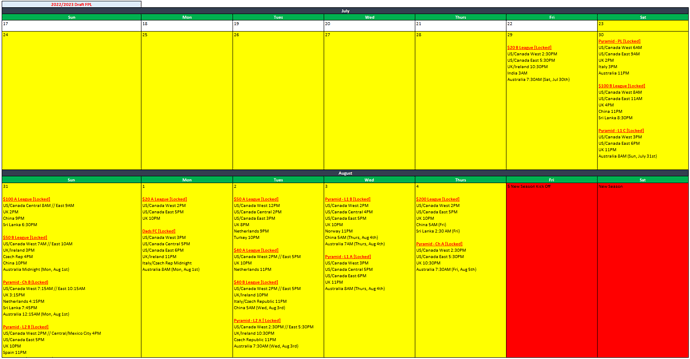 22-23 draft schedule