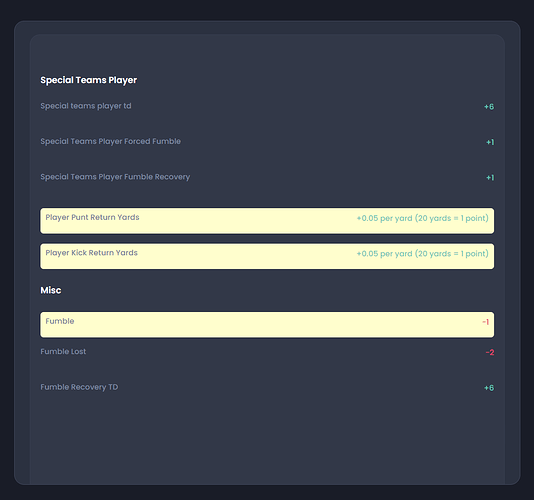 Scoring Settings 3