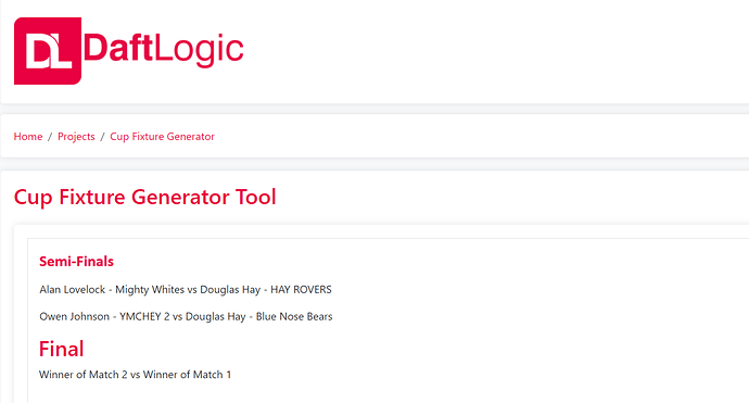 Round 5 Cup Draw 2025-26 (Semi-Finals)