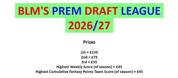 Prize Payouts